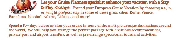 Let your Bill & Linda O'Neal Specialist Enhance your vacation with a Stay and Play Package!